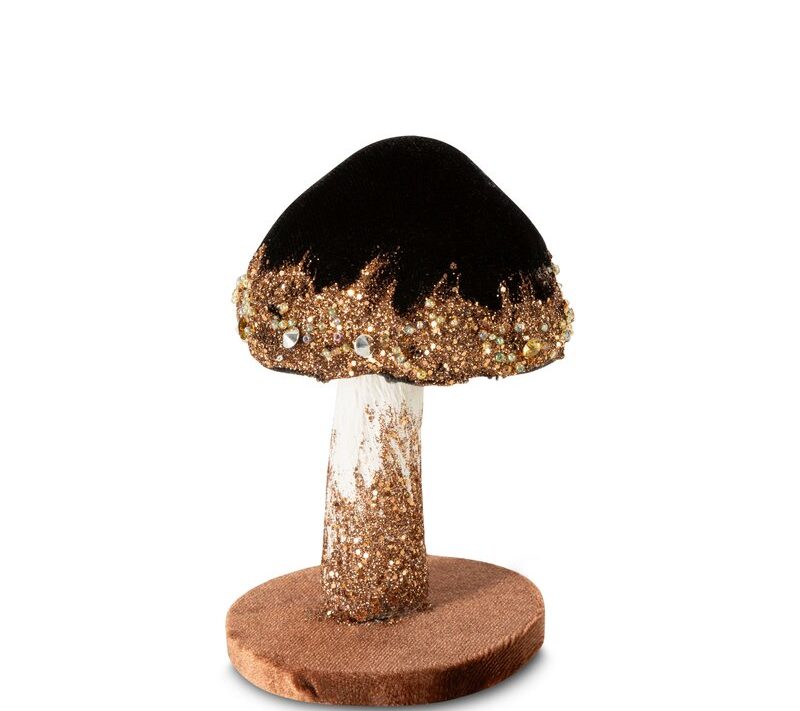 Ozdoba świąteczna czarna 8 x 8 x 12 cm – idealna dekoracja