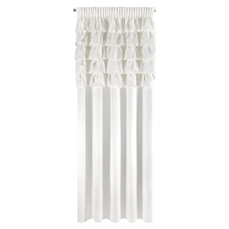 Zasłona gotowa Aura biała 140 x 270 cm – optycznie powiększa