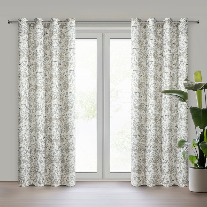 Zasłona gotowa naturalna 140 x 250 cm – wprowadza harmonię
