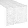 Obrus nici Mary biały 40 x 140 cm – subtelny efekt dekoracyjny