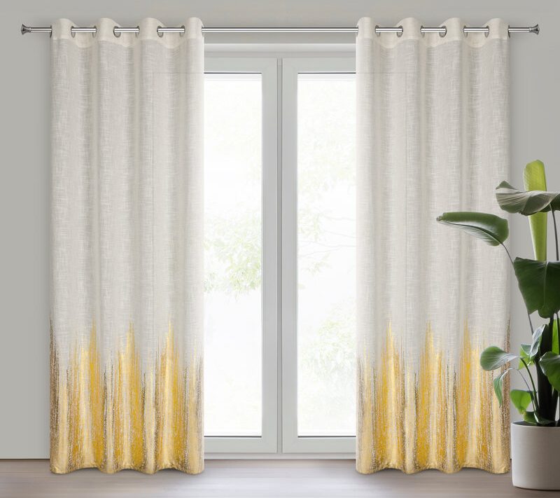 Zasłona gotowa Imani naturalna 135 x 250 cm – wprowadza lekkość