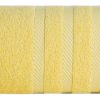 Ręcznik Milo żółty 50 x 90 cm – miękki i chłonny