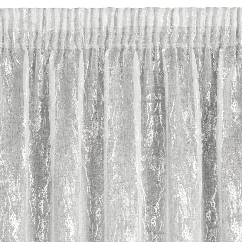 Firana gotowa Mia biała 140 X 270 cm – rozświetla wnętrze