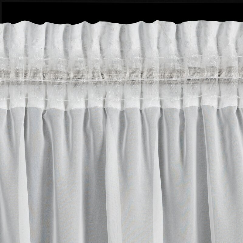 Firana gotowa Hera biała 140 x 270 cm – rozprasza światło