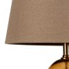 Lampa podłogowa Leona ciemnobrązowa O 36 x 165 cm – stworzy nastrój