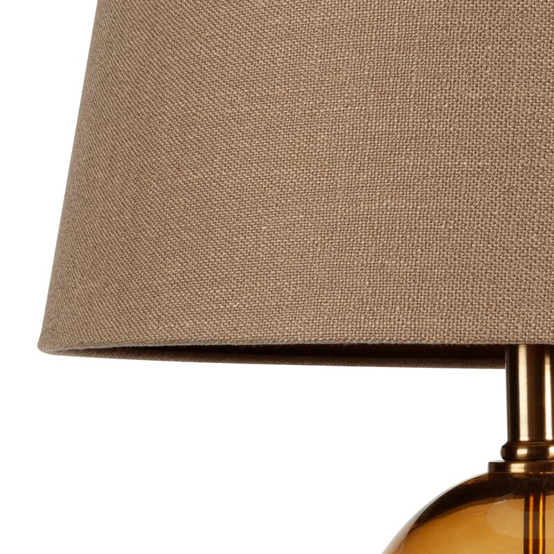 Lampa podłogowa Leona ciemnobrązowa O 36 x 165 cm – stworzy nastrój