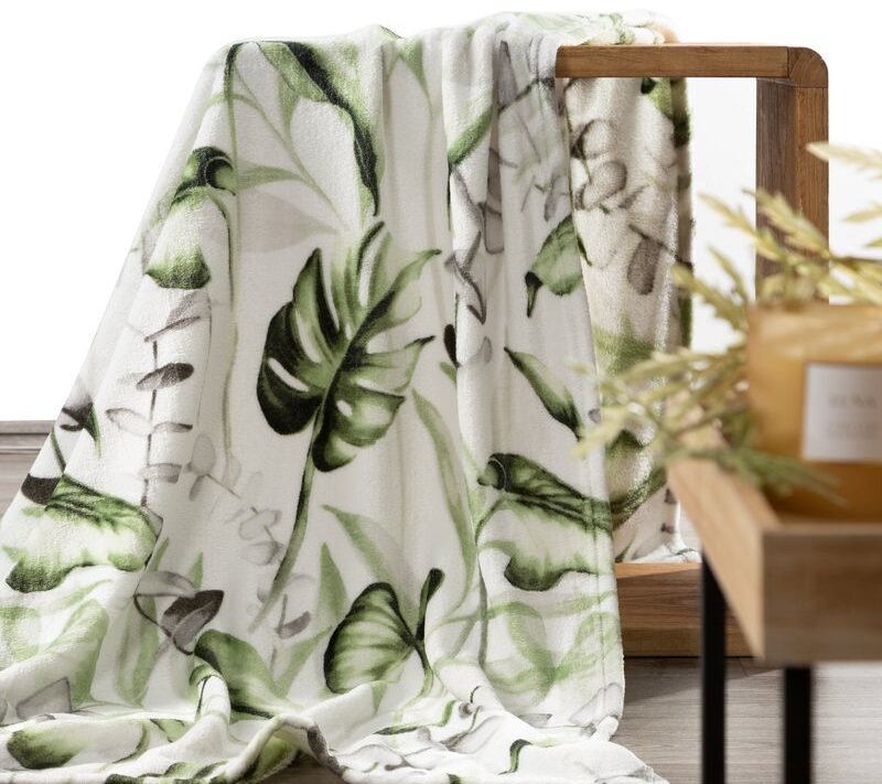 Koc flano biały 150 x 200 cm – idealny na relaks