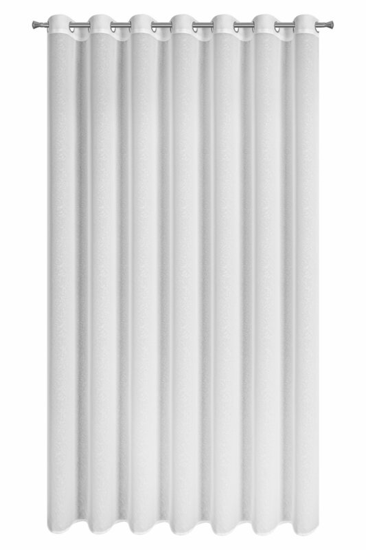 Firana gotowa Tulsa biały 350 x 250 cm – optycznie powiększa