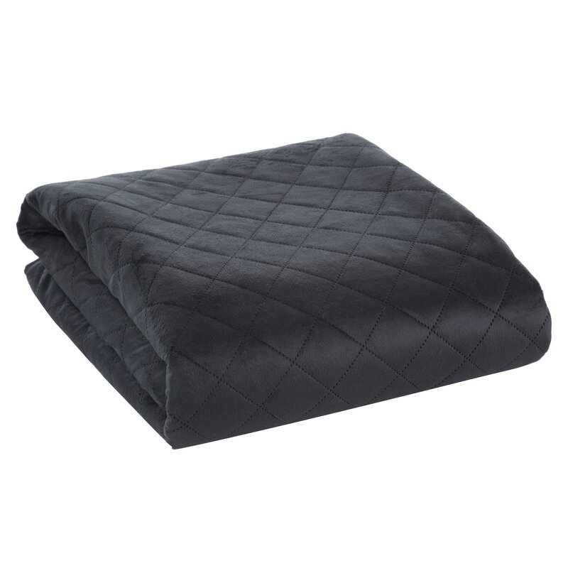 Narzuta Velvet D91 czarna 170 x 210 cm – dodaje przytulności