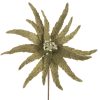 Kwiat świąteczny 255 srebrny O 25 X 14 cm – do świątecznych aranżacji