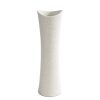 Wazon ceramiczny RISO kremowy 11 X 7 X 40 cm – na suszone trawy i kwiaty