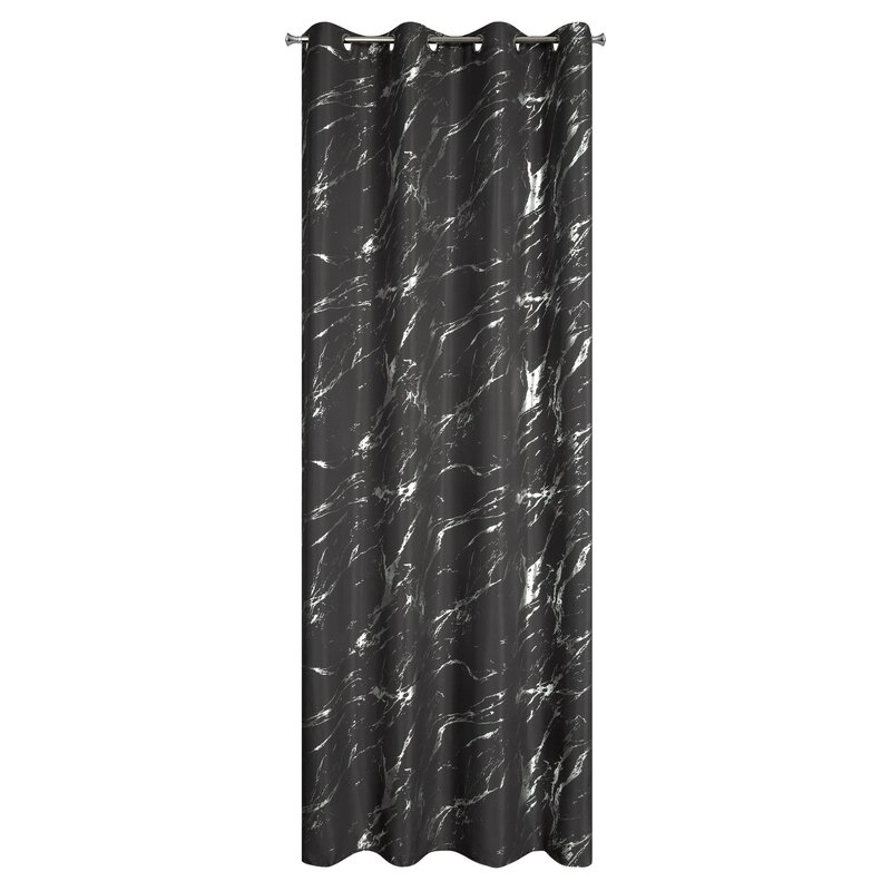 Zasłona gotowa Lani stalowa 140 x 250 cm – zaciemniająca i stylowa