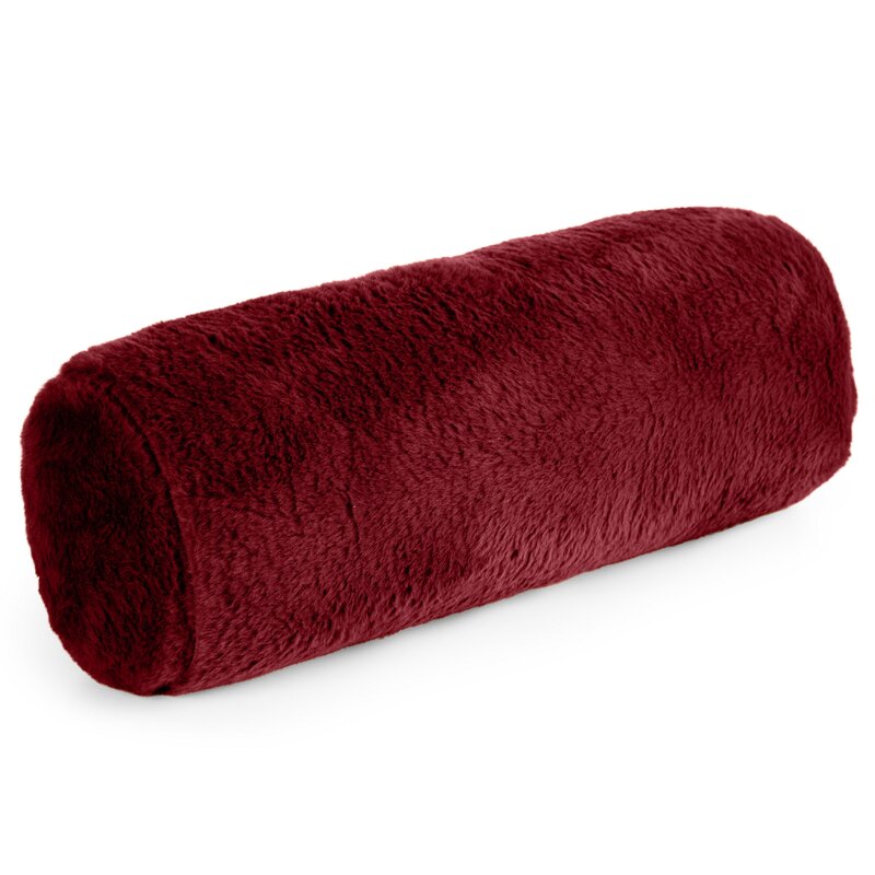 Poszewka futrzana Nina bordowa 15 x 45 cm – miękka i przytulna