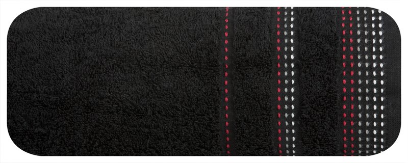 Ręcznik Pola (21) czarny 50 x 90 cm – miękki i chłonny