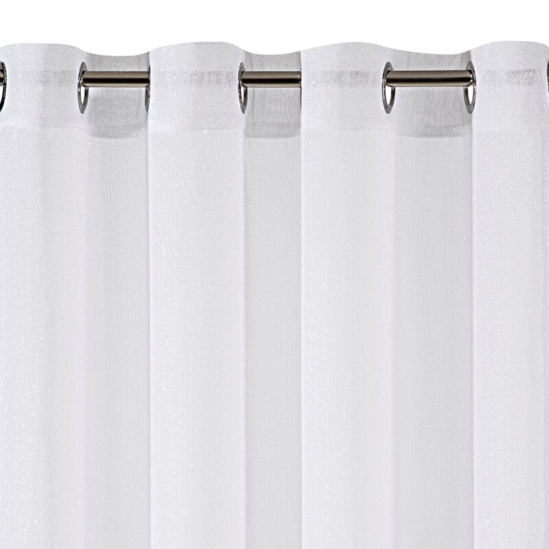 Firana gotowa biała 350 x 250 cm – rozprasza światło