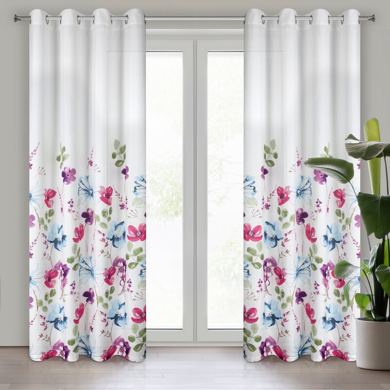 ZASŁONA GOTOWA LIRA 140 X 250 CM BIAŁY