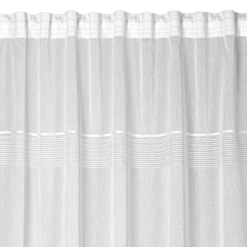 Firana gotowa Ines biała 140 x 270 cm – rozprasza światło