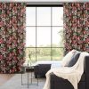 Zasłona gotowa Peonia bordowa 140 x 270 cm – wprowadza przytulność