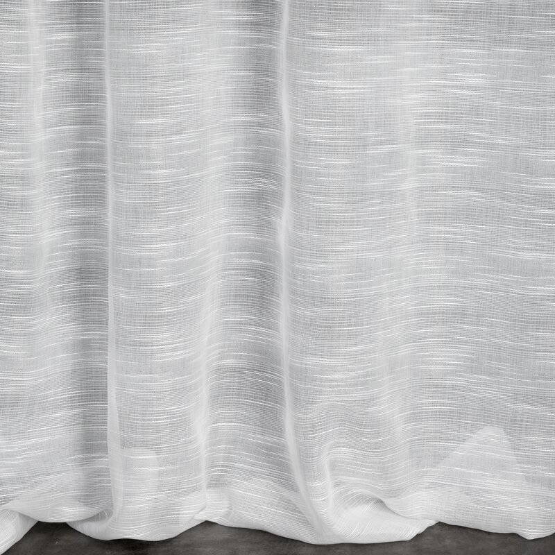 Firana gotowa Astera biała 140 x 250 cm – subtelnie rozświetla