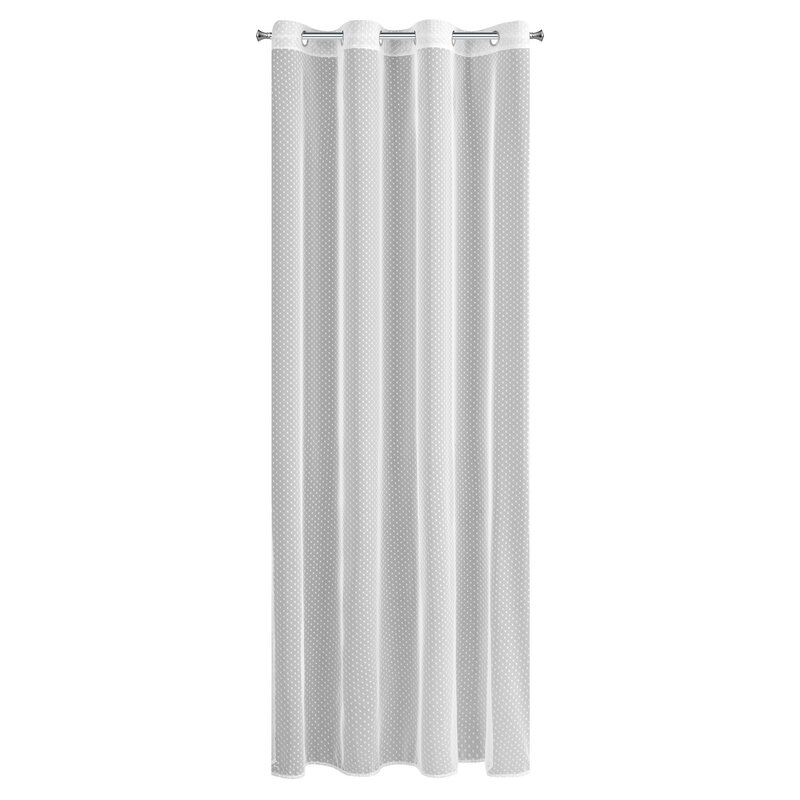 Firana gotowa Julita biała 140 X 250 cm – pięknie rozprasza światło