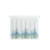 Firana gotowa z kwiatami biała 150 x 60 cm – doda uroku kuchni