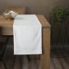 Bieżnik błyszczący biały 35 x 140 cm – doda blasku wnętrzu