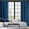Zasłona dekoracyjna Pierre Cardin Margo granatowa 140 X 250 cm – aksamitna w dotyku
