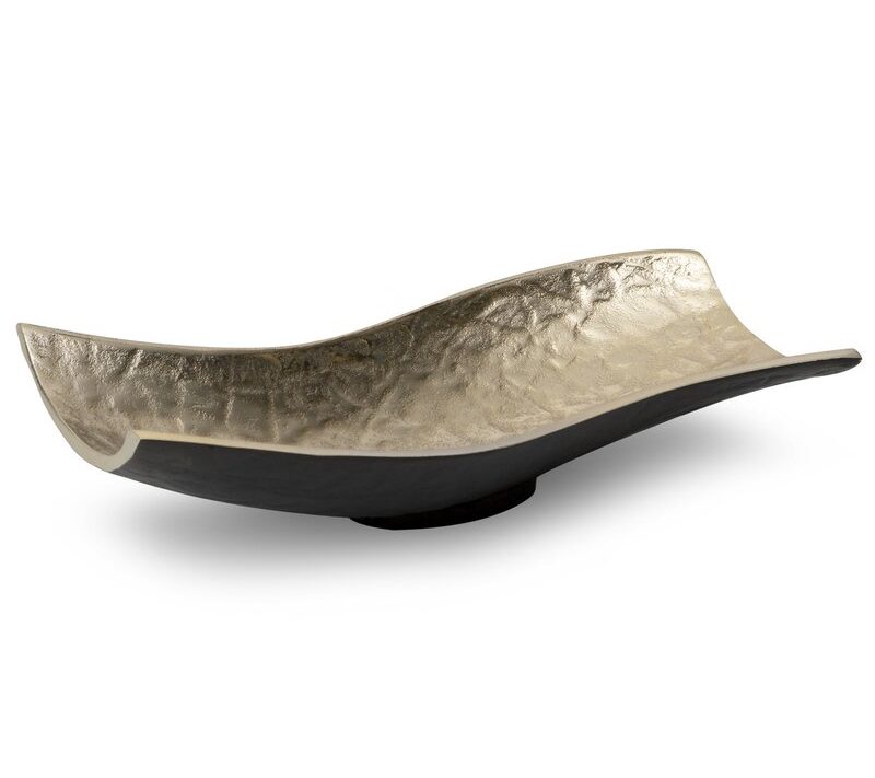 Misa metalowa Pedro2 czarna 39 x 16 x 9 cm – stylowa dekoracja do wnętrz