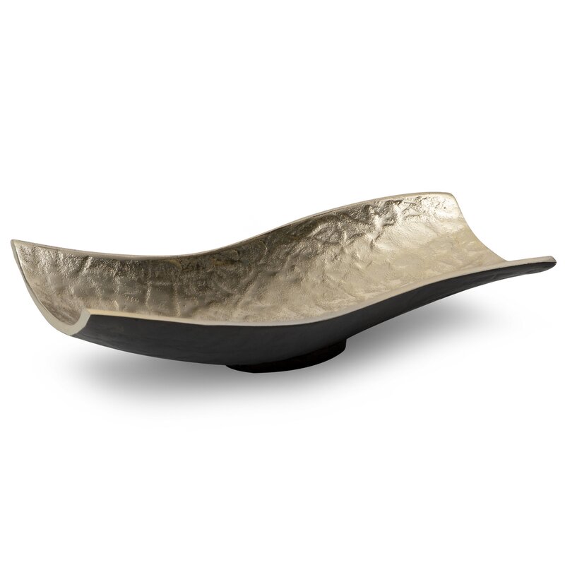 Misa metalowa Pedro2 czarna 39 x 16 x 9 cm – stylowa dekoracja do wnętrz