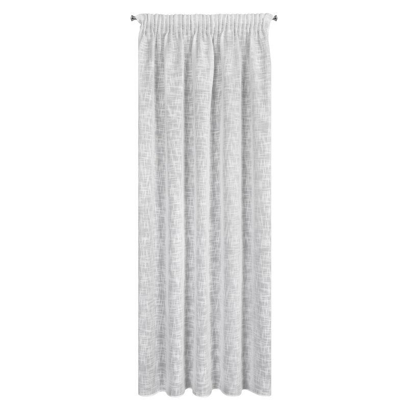 Zasłona gotowa Rubi biała 140 X 270 cm – rozświetla i odświeża wnętrze