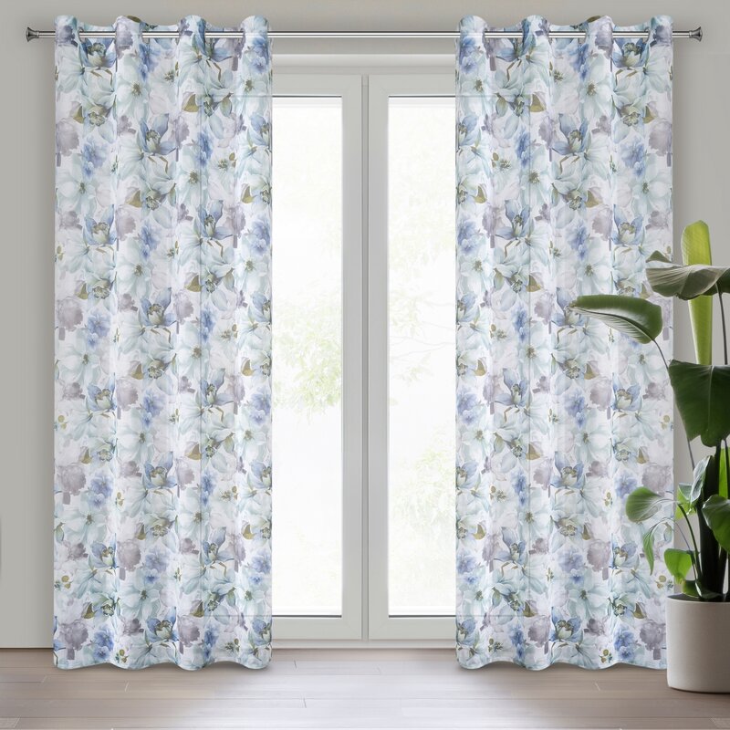 Zasłona gotowa Bella biała 140 x 250 cm – zaciemniająca etamina