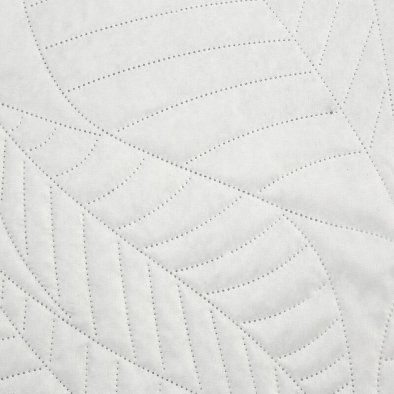 Narzuta Boni biała 170 x 210 cm – odświeża sypialnię
