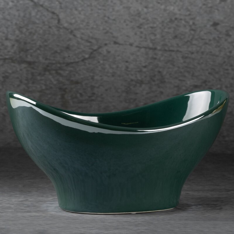 Misa ceramiczna Bento1 turkusowa 30 x 18 x 15 cm – idealna na komodę