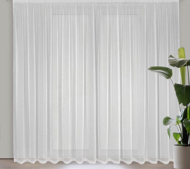 Firana gotowa Noelia biały 300 x 270 cm – rozproszone światło