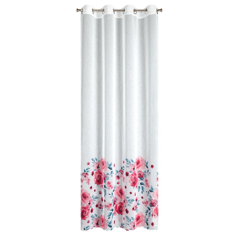 Zasłona gotowa Carla biała 140 x 250 cm – rozprasza światło
