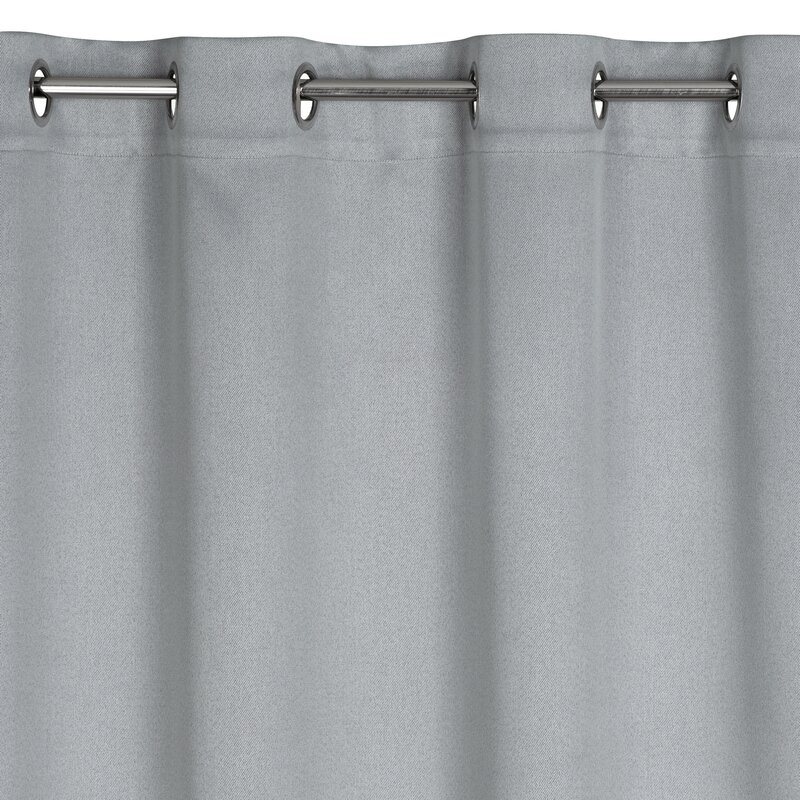 Zasłona gotowa Carlo srebrna 135 x 250 cm – zaciemniająca sypialnię