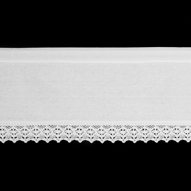 Firana gotowa Clarie biała 150 x 30 cm – subtelnie dekoruje
