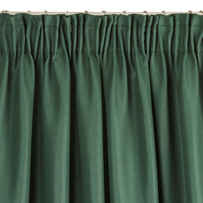 Zasłona gotowa ESSME zielona 140 X 270 cm – do salonu i sypialni