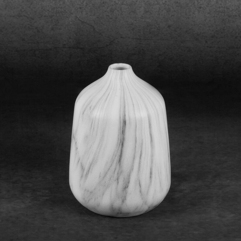 Wazon ceramiczny Mija kremowy 17 x 23 cm – na susze i kwiaty