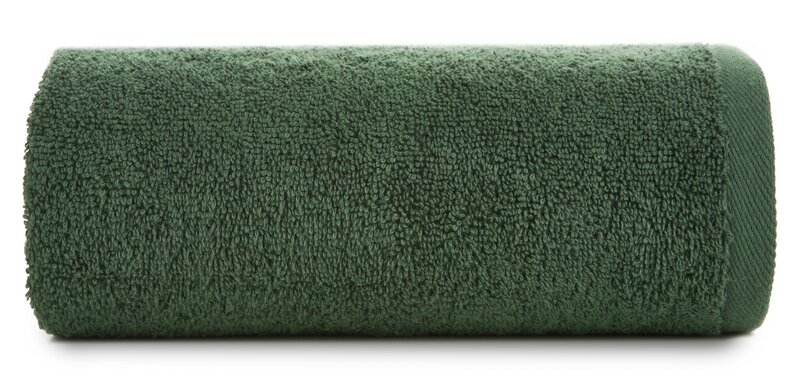 Ręcznik gładki ciemnozielony 70 x 140 cm – miękki i chłonny