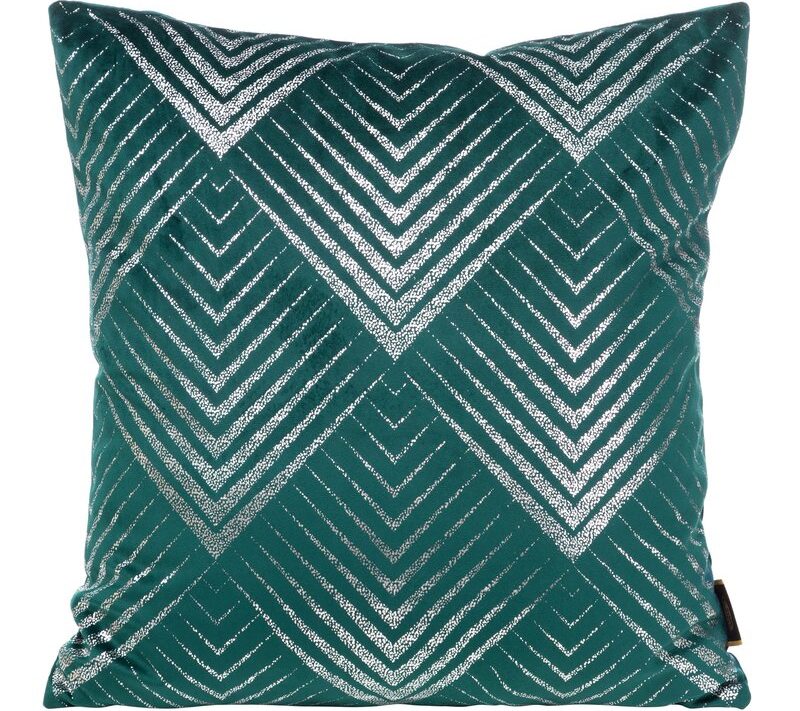 Poszewka Blink ciemnoturkusowa 45 x 45 cm – doda blasku wnętrzu