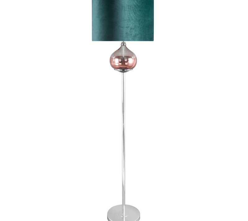 Lampa stojąca LC/SALVIA8 szałwiowa 43x157 cm – tworzy przytulny nastrój