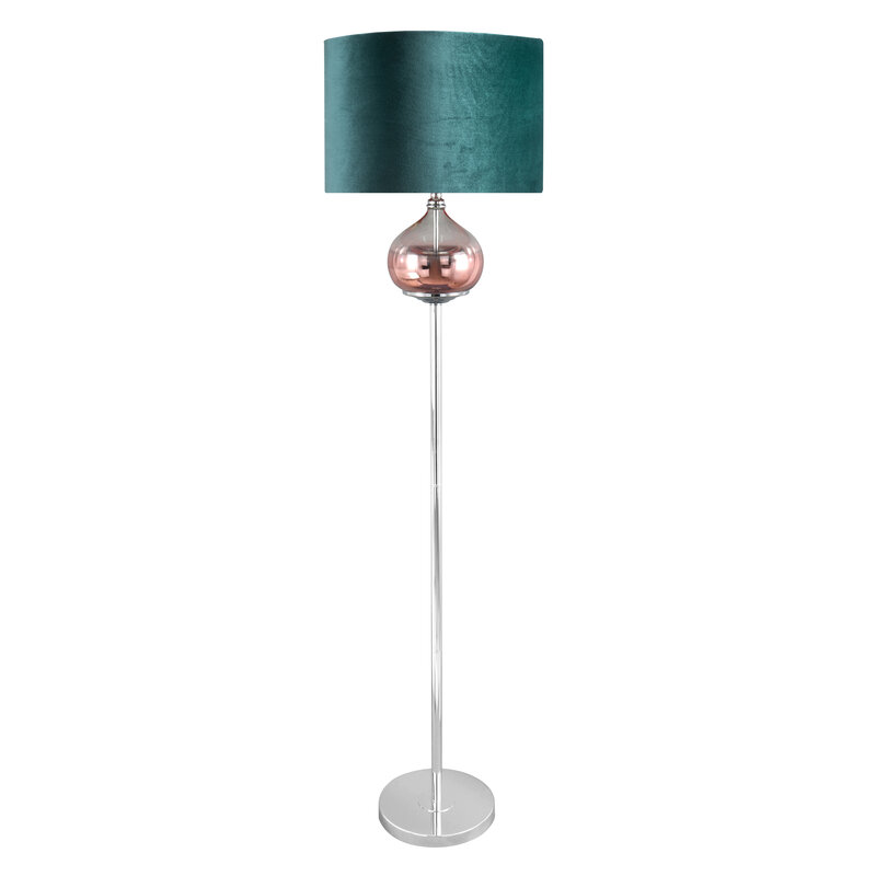 Lampa stojąca LC/SALVIA8 szałwiowa 43x157 cm – tworzy przytulny nastrój