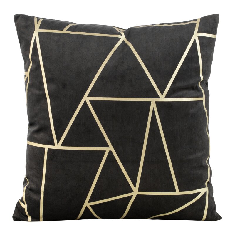 Poszewka Blink czarna 45 x 45 cm – doda blasku wnętrzu