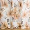 Firana gotowa Sofia biała 140 X 250 cm – delikatny kwiatowy wzór