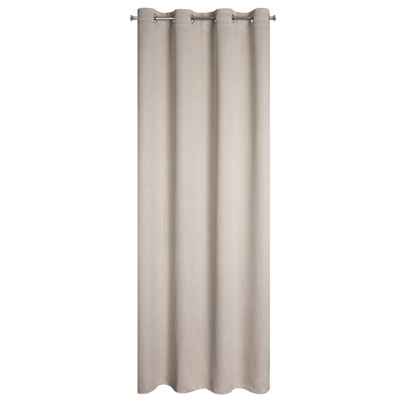 Zasłona gotowa Amaro beżowa 140 X 250 CM – zaciemniająca i przytulna