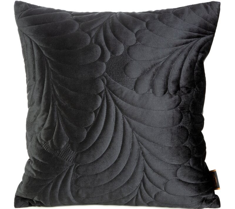 Poszewka welwetowa RIA4 czarna 45 x 45 cm – wprowadzi luksus