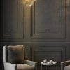 Lampa wisząca Dagi 02 złota fi 57 X 56 CM – z 9 źródłami światła