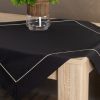 Bieżnik Madele czarny 40 X 140 CM – do jadalni i salonu