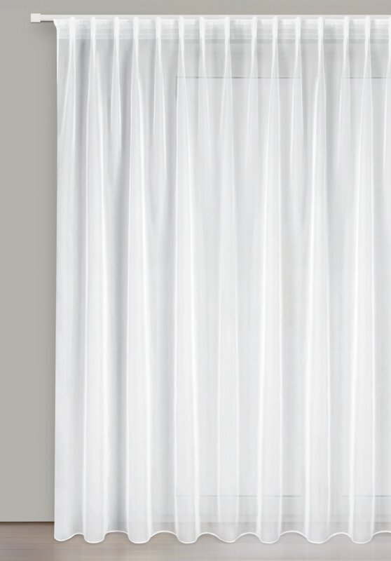 Firana gotowa Simone biała 400 X 300 CM – do salonu i sypialni